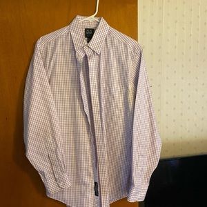 Light Purple Plaid Dress Shirt